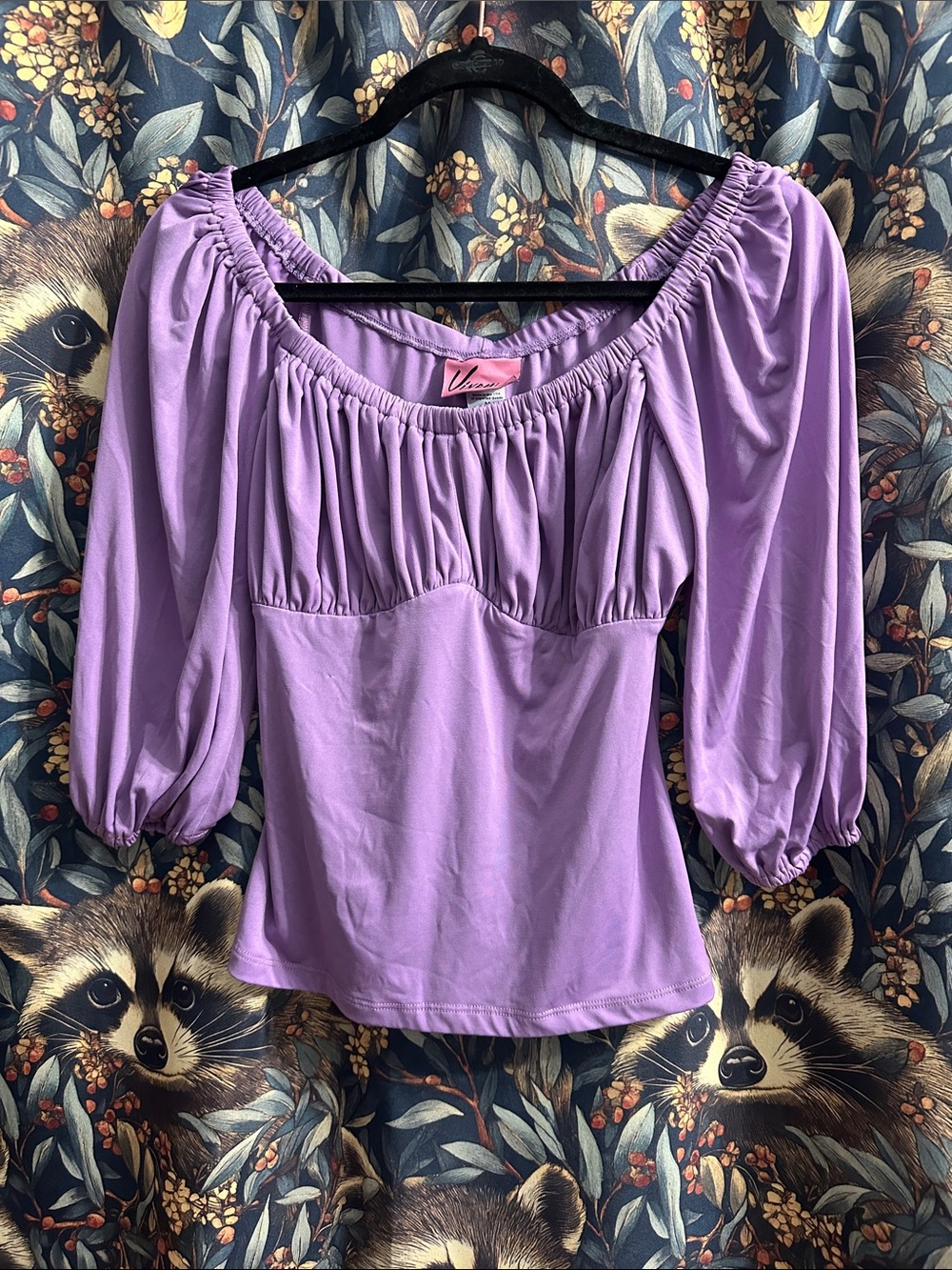 VACATION BLOUSE IN LAVENDER - VIXEN BY MICHELINE PITT Medium